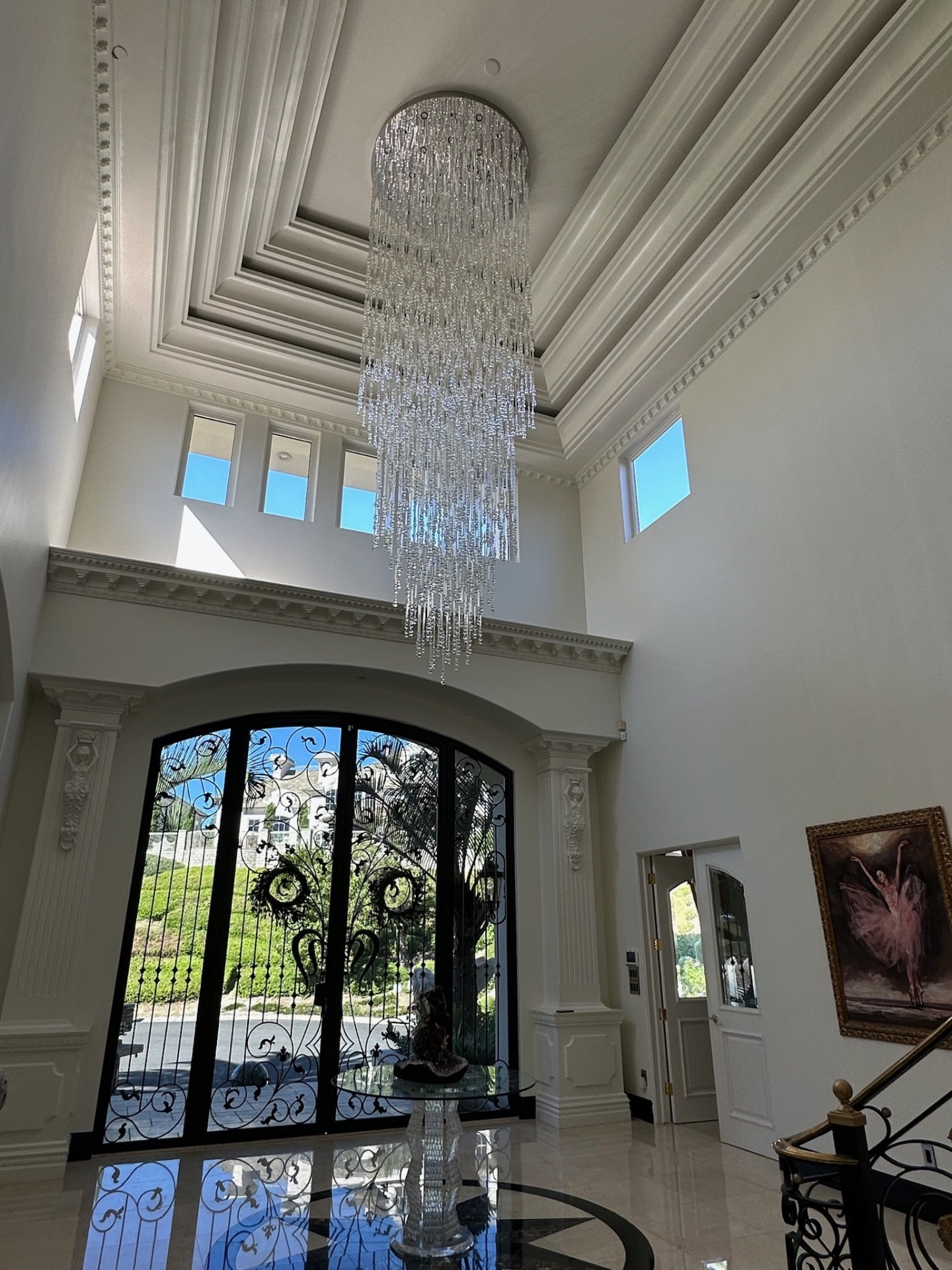 Grand Entry Cascading Chandelier