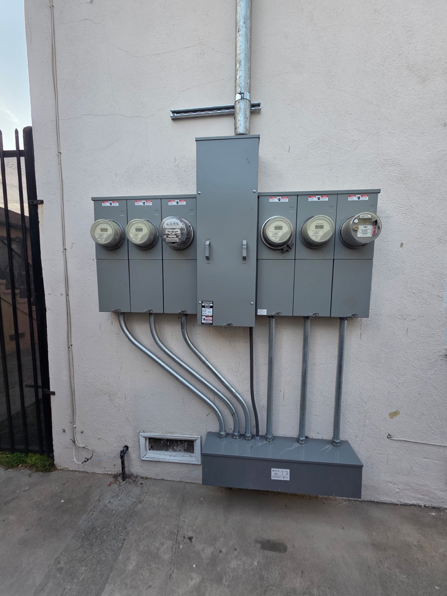 Finished Meter Stack — 6 Units