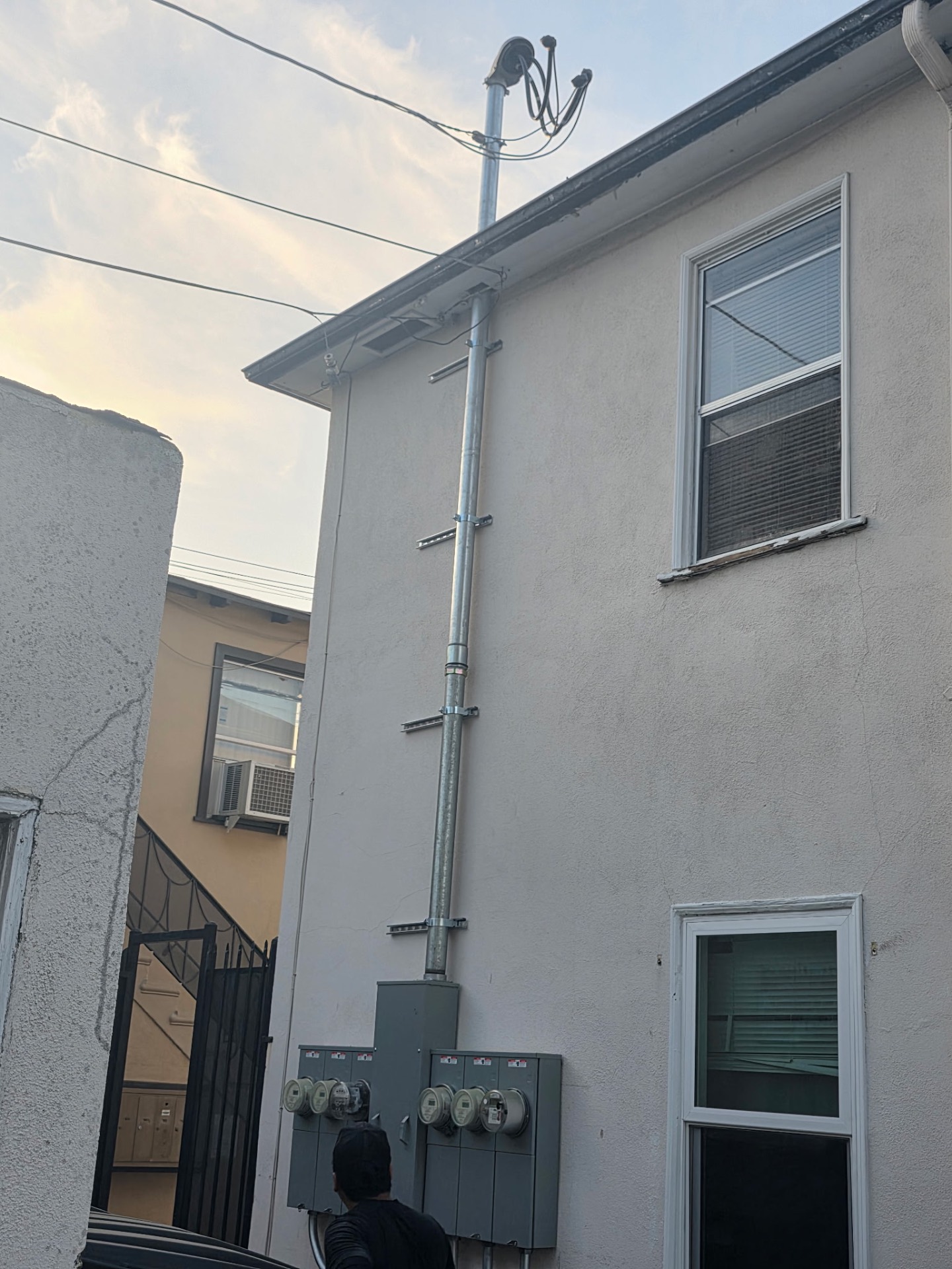 New Service Riser & Meter Mast